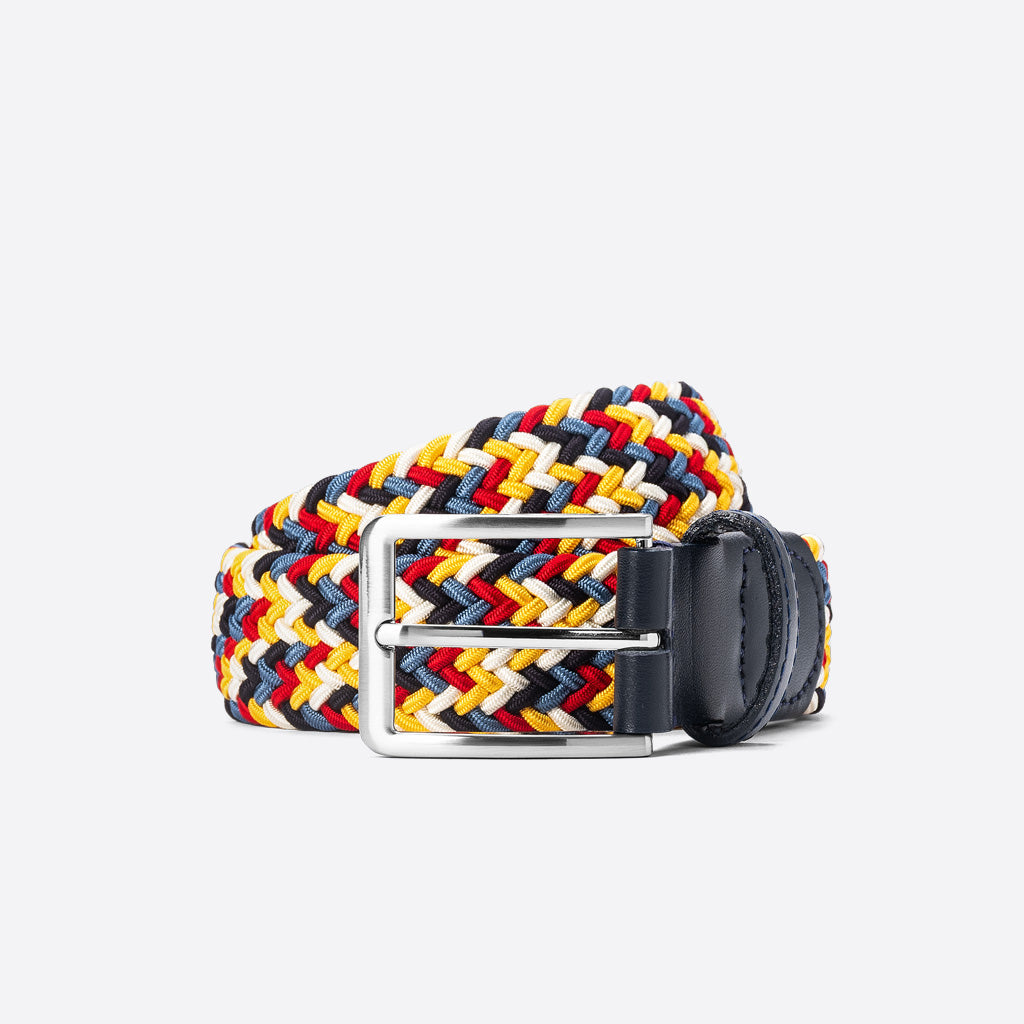 Chaos Blue/Yellow/Red Men's Belt