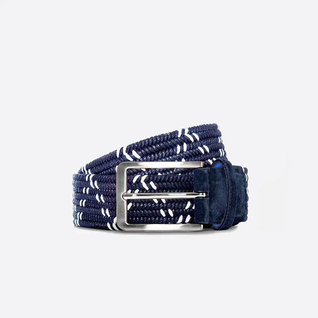 Helix Navy/White Men's Belt