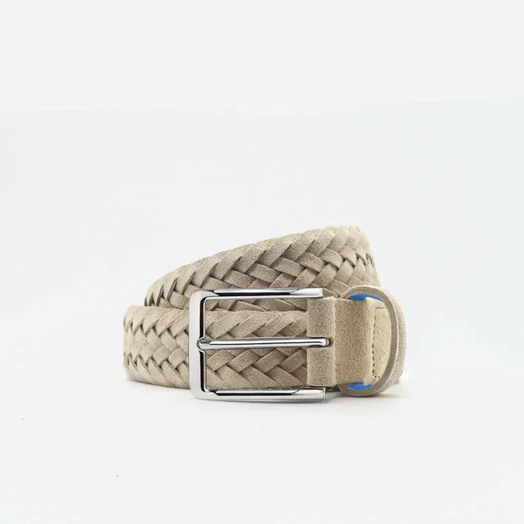 Newton Cream Men's Belt
