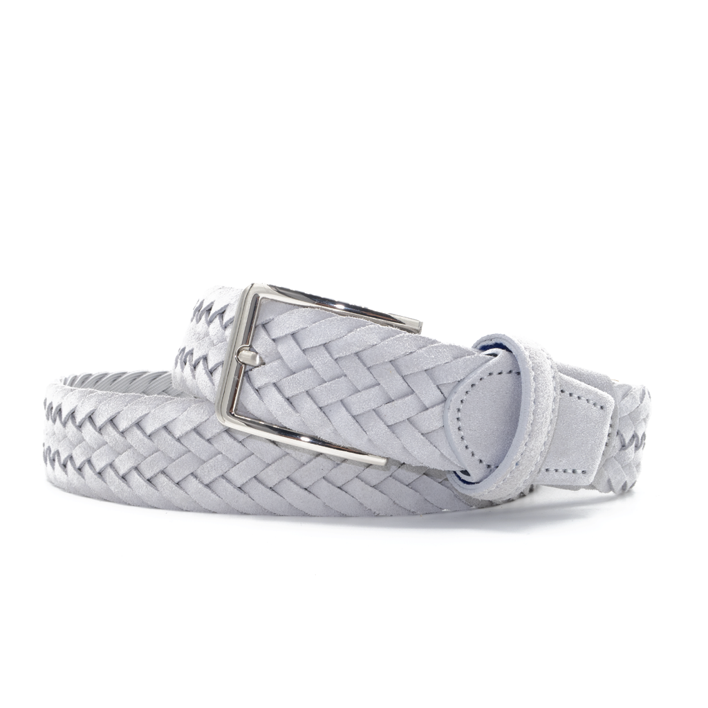 Newton Light Grey Men's Belt