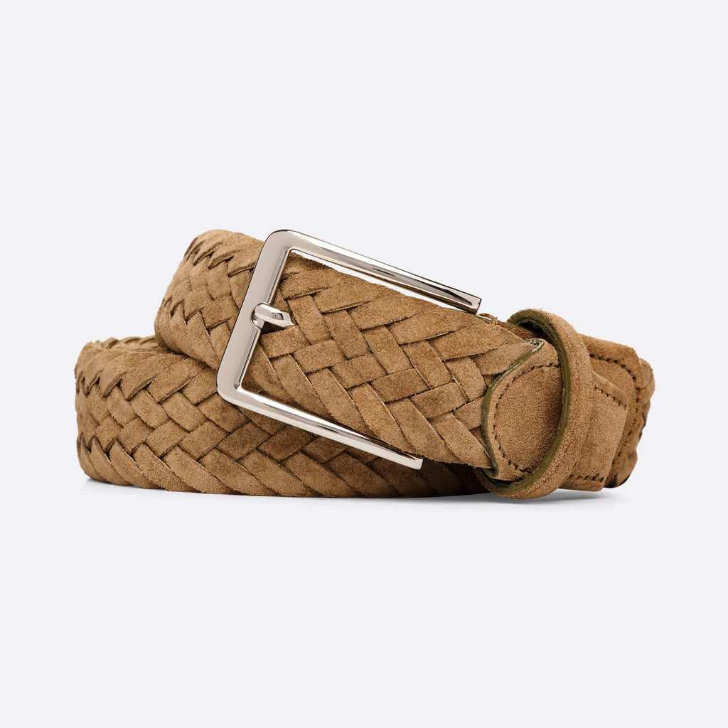 Newton Taupe Men's Belt
