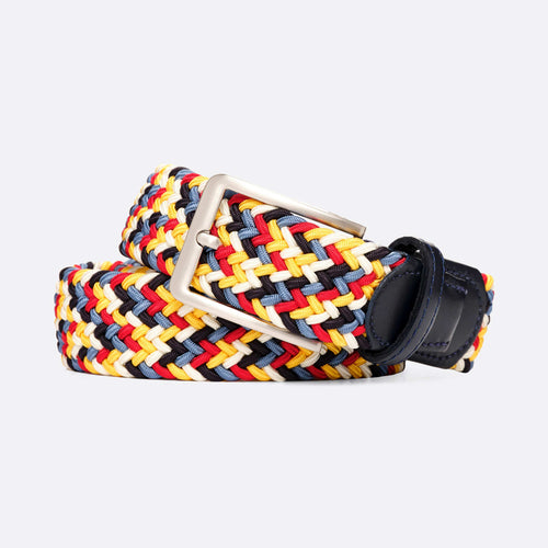 Chaos Blue/Yellow/Red Men's Belt