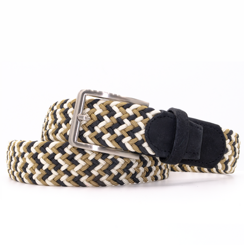 Chaos Cream/Beige/Green Men's Belt