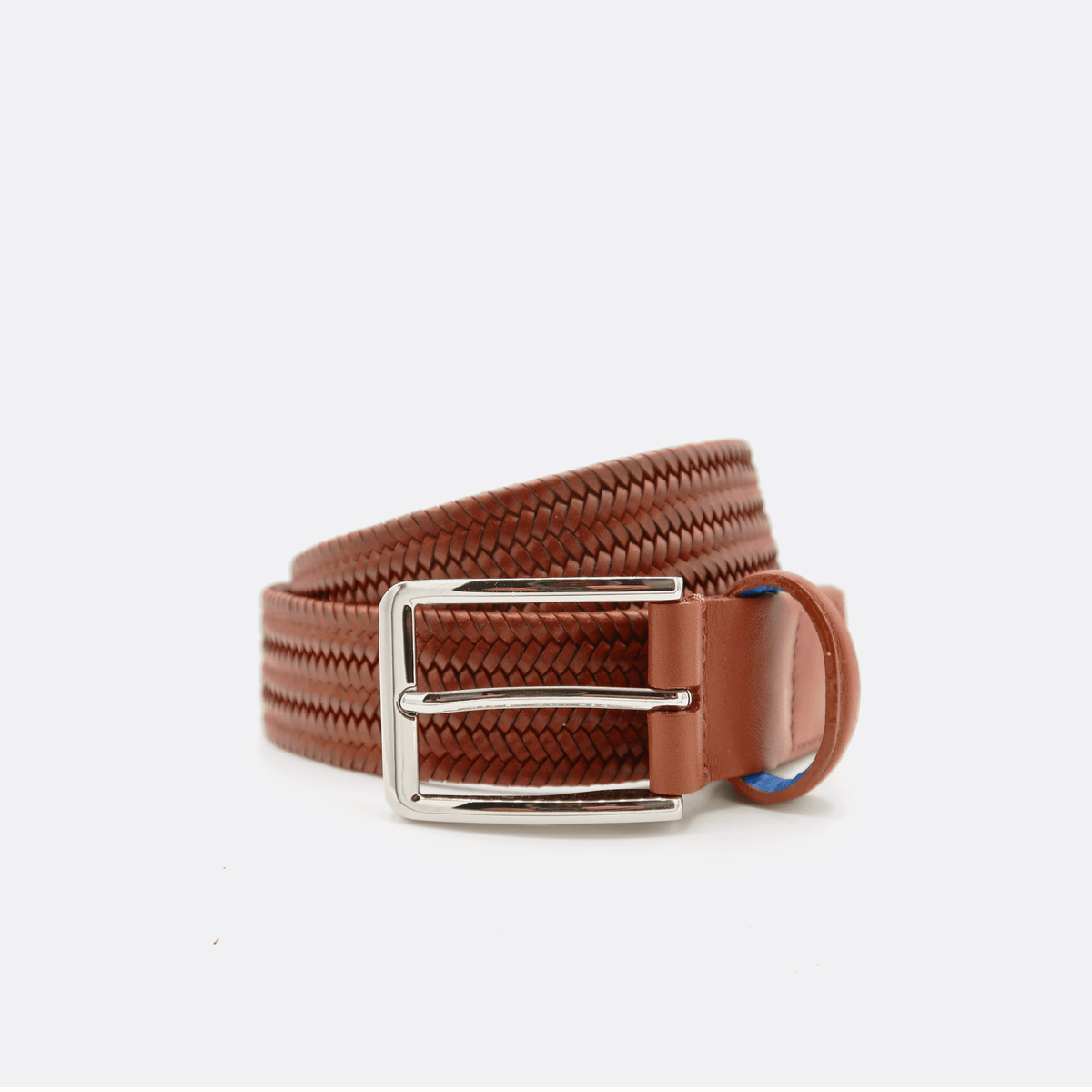 Litmus Brown Leather Men's Belt