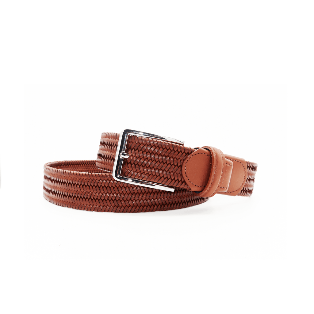 Litmus Brown Leather Men's Belt