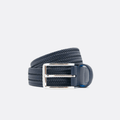 Litmus Navy Leather Men's Belt