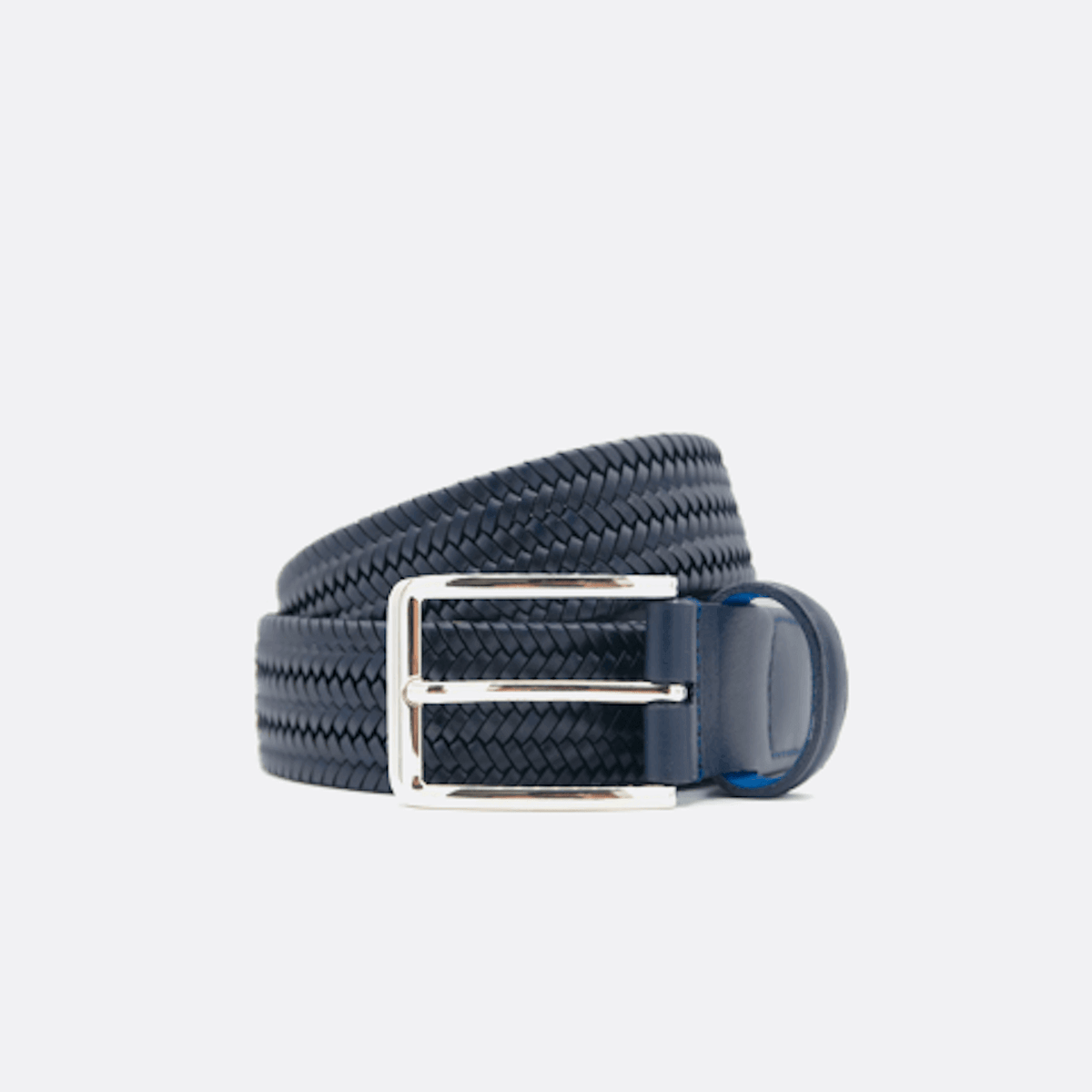 Litmus Navy Leather Men's Belt