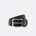 Litmus Black Leather Men's Belt