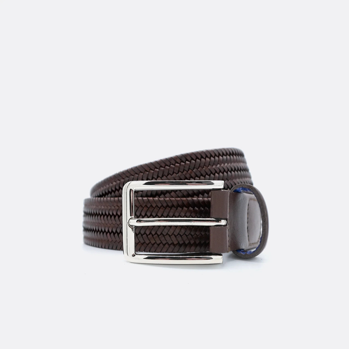 Litmus Dark Brown Leather Men's Belt