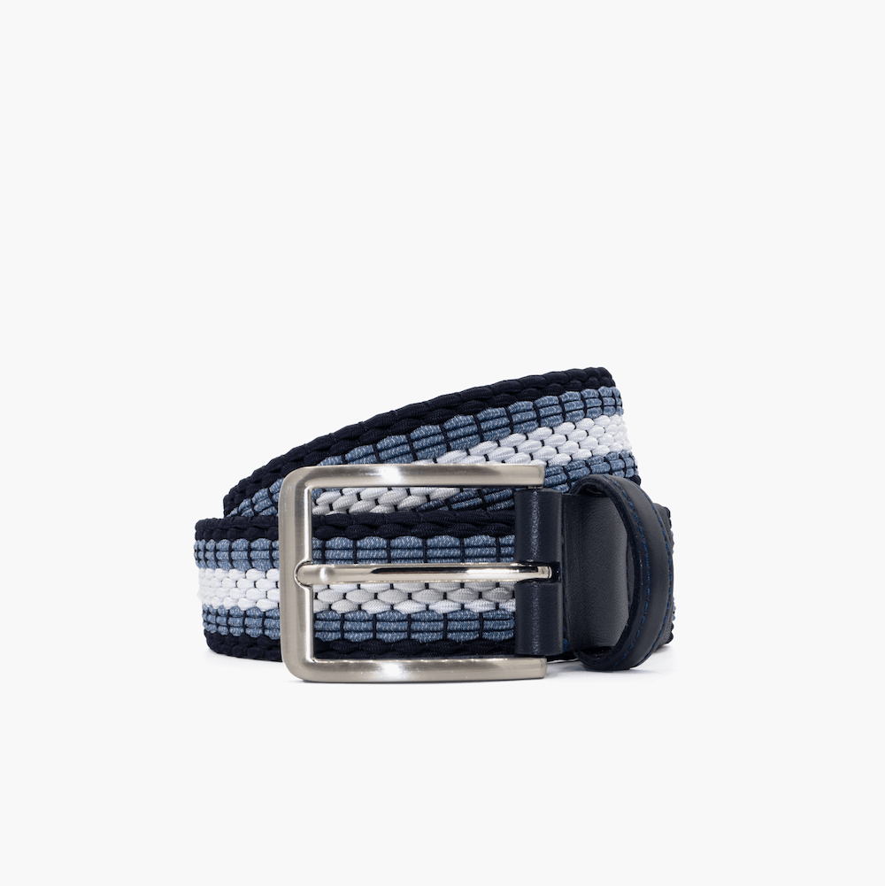 Enigma Navy/Jeans/White Men's Belt