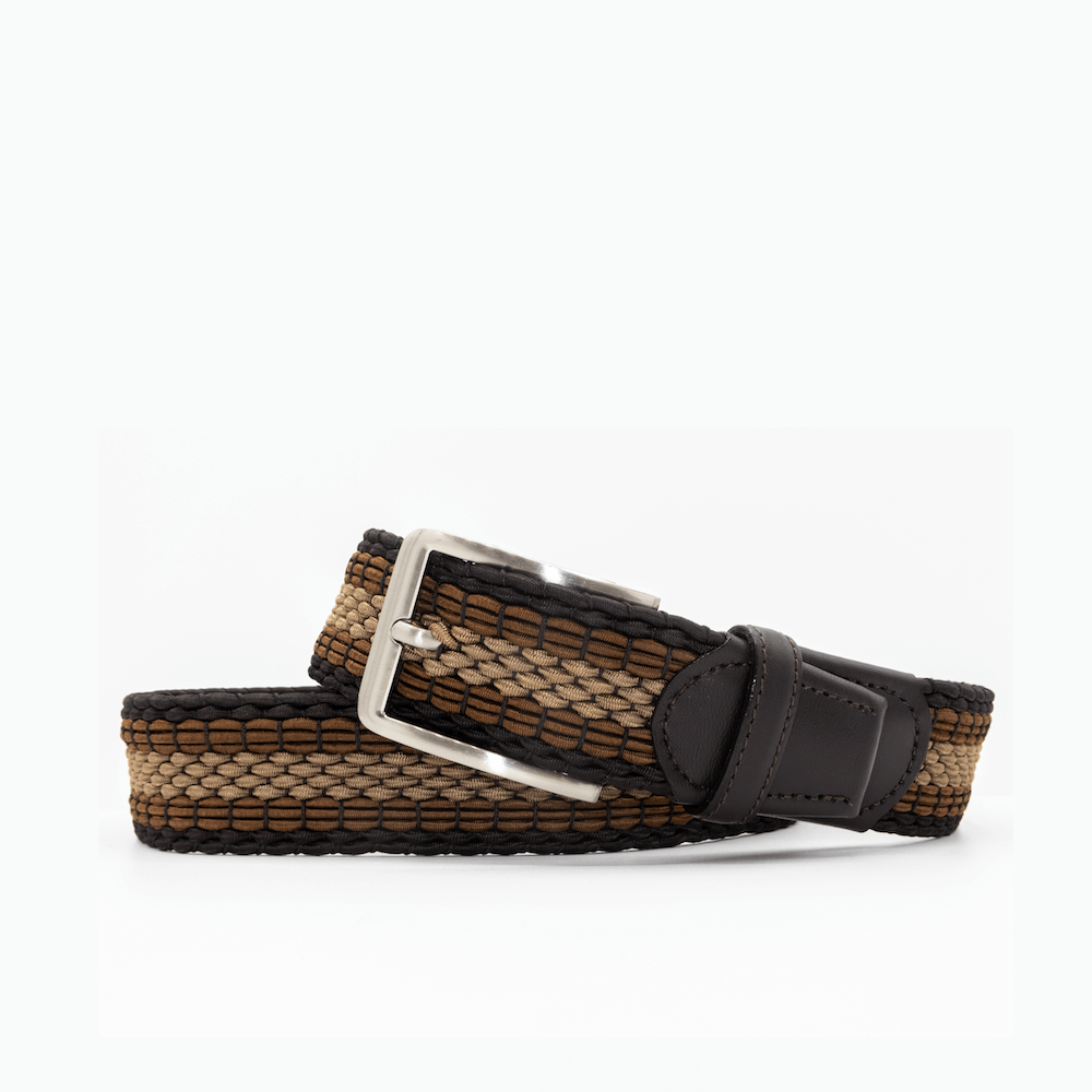 Enigma Brown/Beige Men's Belt