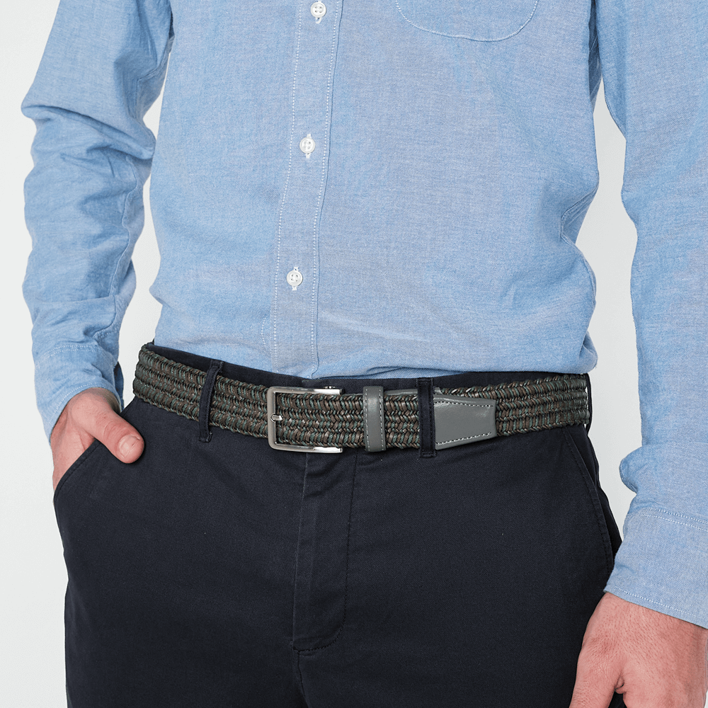Crimson Green Men's Belt