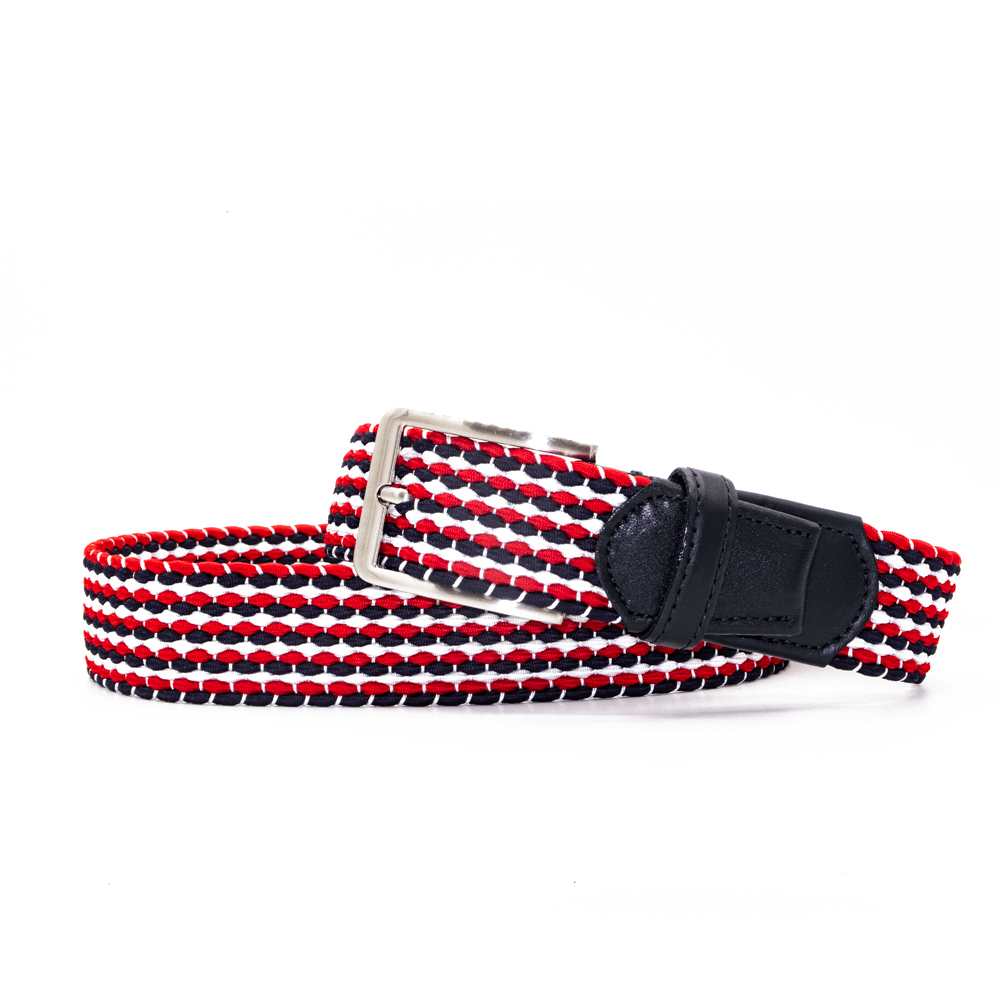 Enigma Navy/White/Red Men's Belt