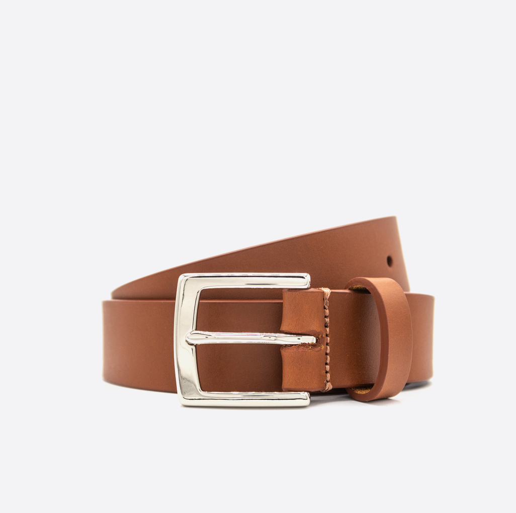 Nexus Brown Leather Men's Belt