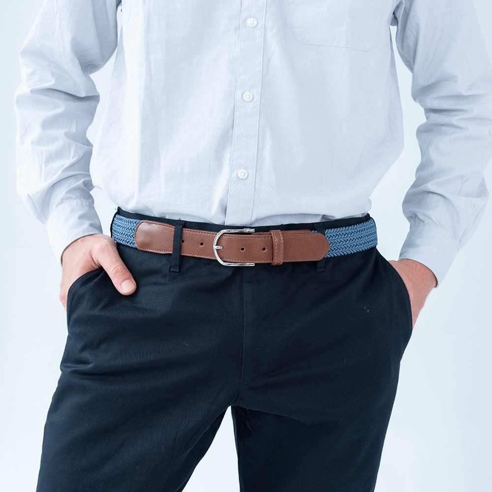 Wavelength Blue Men's Belt
