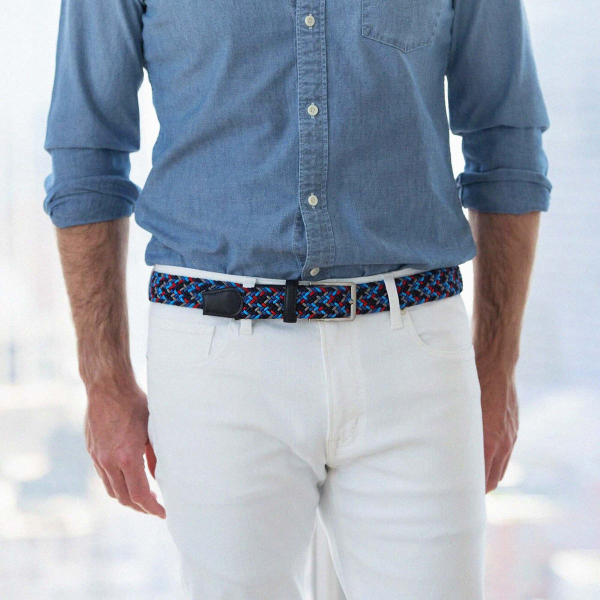 Chaos Navy/Blue/Red Men's Belt
