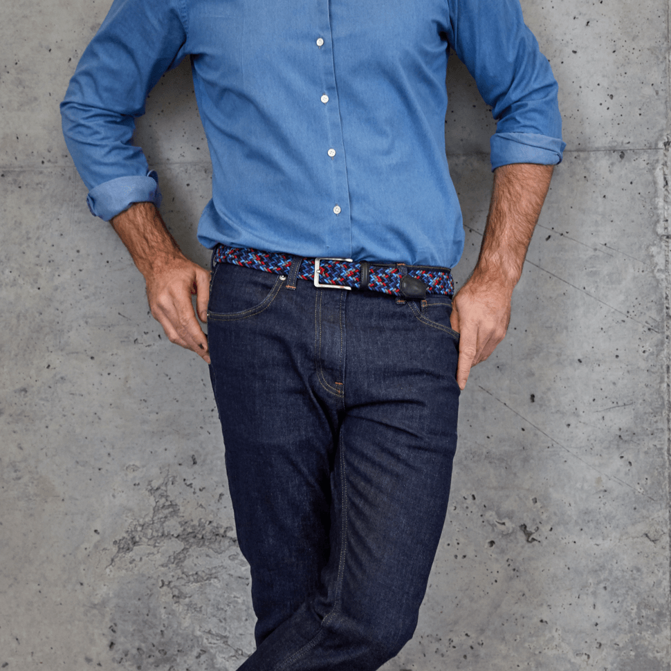 Chaos Navy/Blue/Red Men's Belt